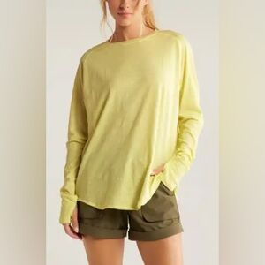 NWOT IR Zella Vintage Wash Relaxed Long Sleeve Tee